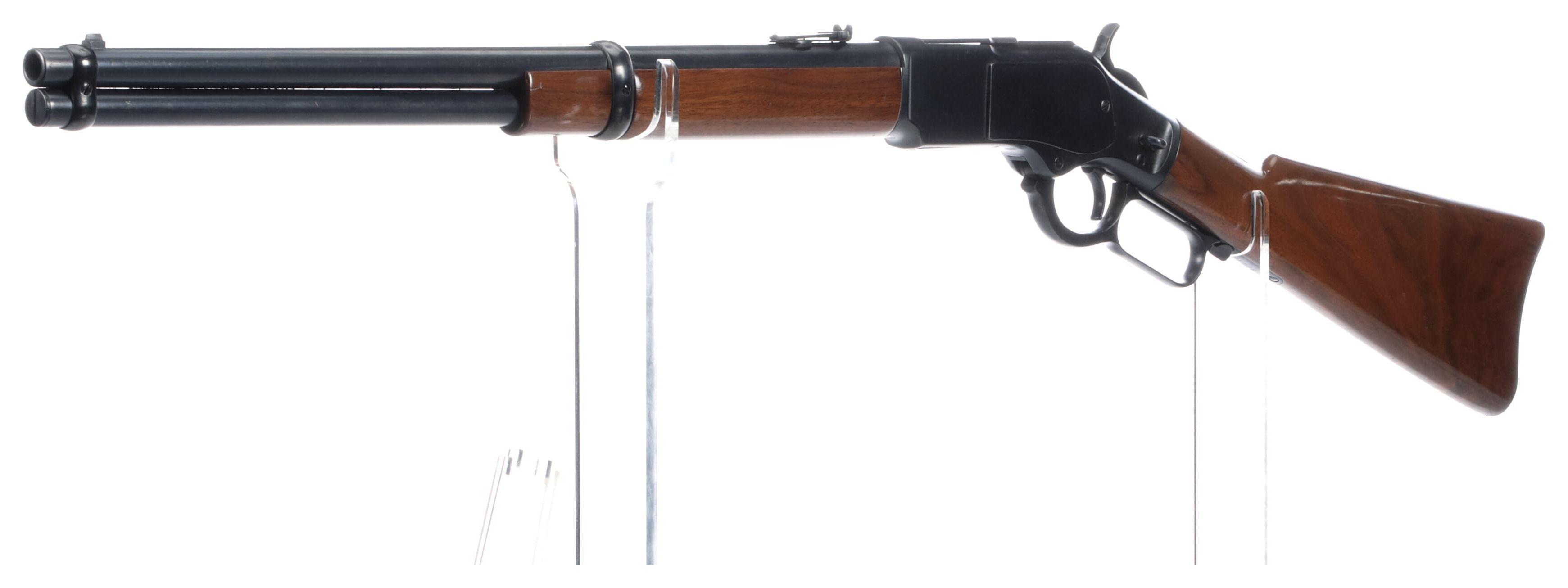 Two Winchester Model 1873 Lever Action Long Guns