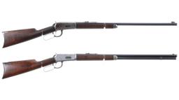 Two Winchester Model 1894 Lever Action Rifles