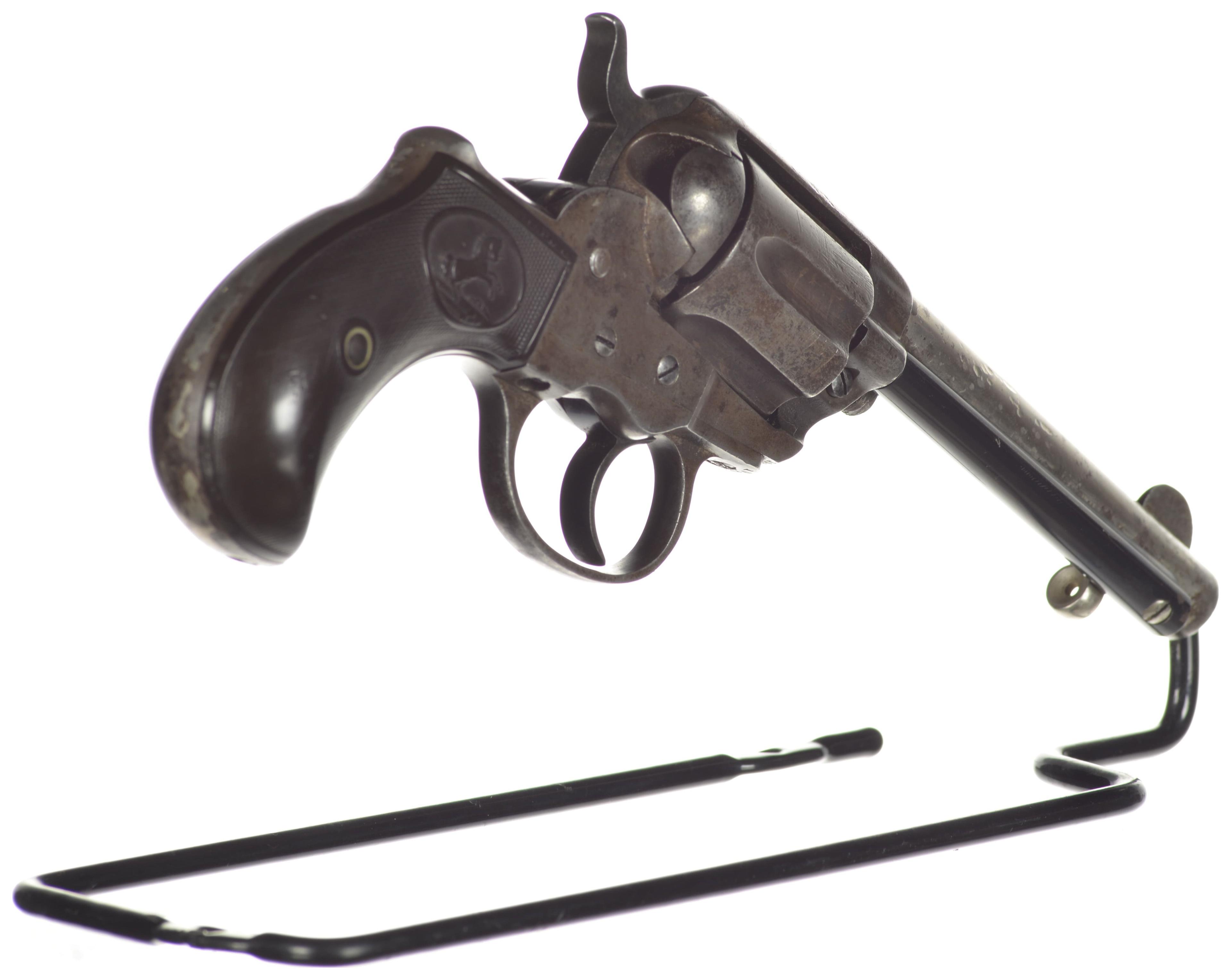 Two Antique Colt Model 1877 Double Action Revolvers