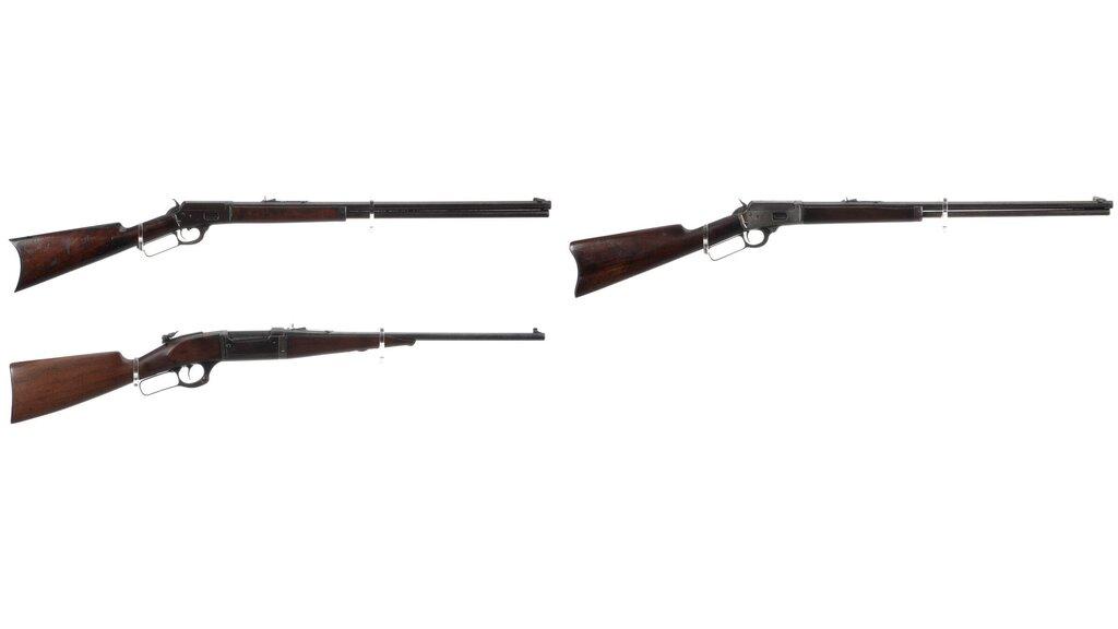 Three American Lever Action Rifles