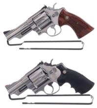 Two Smith & Wesson Model 629 Double Action Revolvers