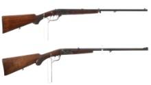 Two Single Shot Underlever Rifles