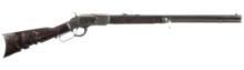 Winchester Model 1873 Rifle with Carved Stock