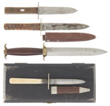 Four Boot Sized Knives