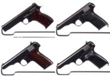 Four French Semi-Automatic Pistols
