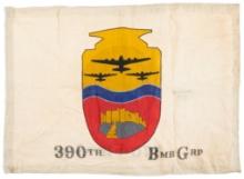 Flag for the 570th Bomb Squadron of the 390th Bomb Group