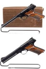Two Colt Woodsman Series Semi-Automatic Pistols