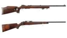 Two Winchester Model 52 Bolt Action .22 Rimfire Rifles