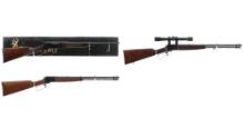 Three Browning Lever Action Rifles