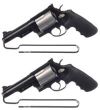 Two Smith and Wesson 500 Series Revolvers