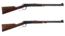 Two Winchester Model 1894 Lever Action Carbines