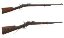 Two Remington Rolling Block Long Arms
