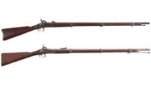 Two Civil War Era U.S. Percussion Smoothbored Rifle-Muskets