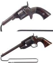 Two Allen & Wheelock Revolvers
