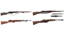 Four European Military Long Guns