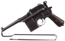 German Mauser Bolo Broomhandle Semi-Automatic Pistol