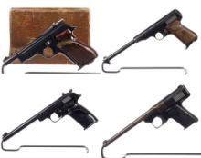 Four European Semi-Automatic Rimfire Pistols
