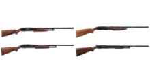 Four Winchester Slide Action Shotguns