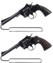 Two Colt Rimfire Double Action Revolvers