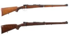 Two Brno Arms Czech Bolt Action Rifles