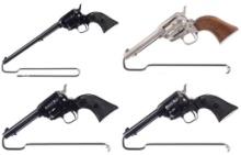 Four Colt Single Action Rimfire Revolvers
