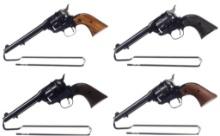 Four Ruger Single-Six Single Action Revolvers