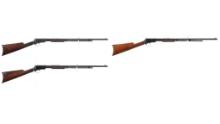 Three Winchester Model 90 Slide Action Rifles