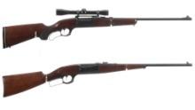 Two Savage Model 1899 Lever Action Rifles