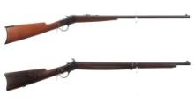 Two Winchester Model 1885 Low Wall Long Guns