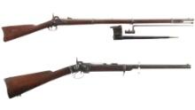 Two U.S. Civil War Percussion Long Guns