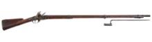 Sutton Marked U.S. Contract 1808 Flintlock Musket with Bayonet