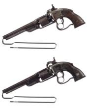 Two Civil War Era Savage Percussion Revolvers
