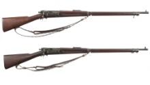 Two U.S. Military Krag-Jorgensen Bolt Action Rifles