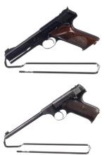 Two Colt Semi-Automatic Rimfire Pistols