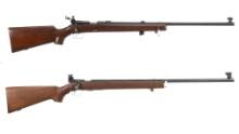 Two Winchester Rimfire Bolt Action Rifles