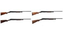Four Winchester Slide Action Shotguns
