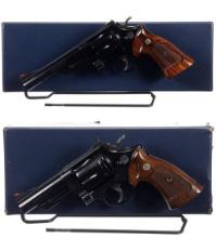 Two Boxed Smith & Wesson Double Action Revolvers