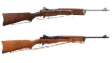 Two Ruger Mini-14 Semi-Automatic Rifles