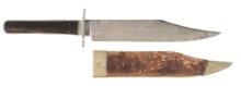 Whitehead Sheffield Bowie Knife with Scabbard