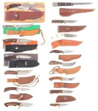 Group of Fixed Blade Knives