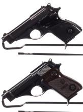 Two Beretta Model 70 Semi-Automatic Pistols