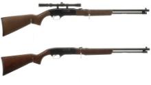 Two Winchester Model 190 Semi-Automatic Rifles