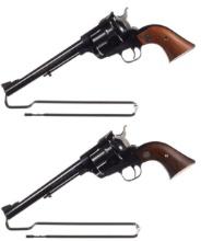 Two Ruger New Model Blackhawk Single Action Revolvers