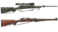 Two Remington Model 7 Bolt Action Rifles