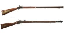 Two Italian Contemporary Black Powder Rifles