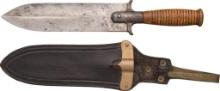 Early Production Iron Guard U.S. Springfield 1880 Hunting Knife