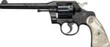 Factory Engraved Colt Official Police Double Action Revolver