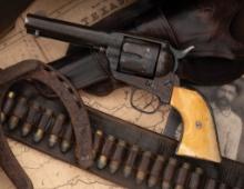Brack Cornett Attributed Engraved Colt Single Action Army