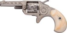 Engraved Colt New Line .22 Spur Trigger Revolver