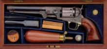 Cased Factory Engraved London Colt Model 1851 Navy Revolver